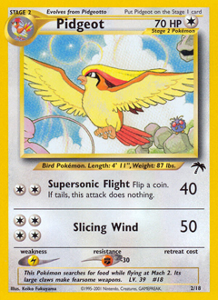 Pidgeot z edície Southern Islands, karta č.2