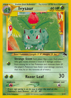 Ivysaur z edície Southern Islands, karta č.5