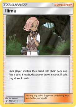 Ilima z edície Sun & Moon, karta č.121