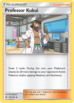 Professor Kukui z edície Sun & Moon, karta č.128