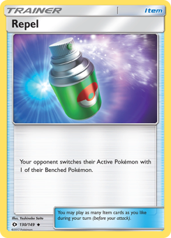 Repel z edície Sun & Moon, karta č.130