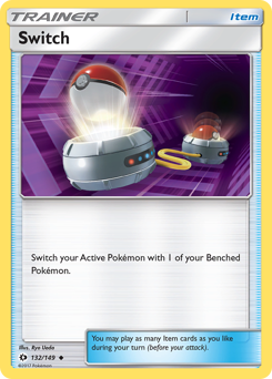 Switch z edície Sun & Moon, karta č.132