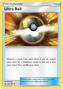 Ultra Ball z edície Sun & Moon, karta č.135