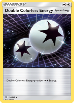 Double Colorless Energy z edície Sun & Moon, karta č.136