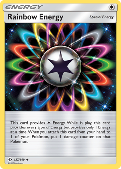 Rainbow Energy z edície Sun & Moon, karta č.137