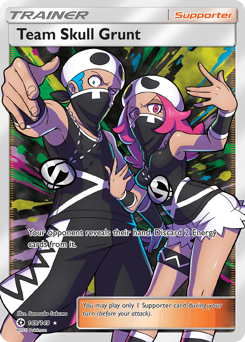 Team Skull Grunt z edície Sun & Moon, karta č.149