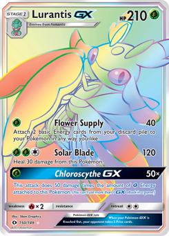 Lurantis-GX z edície Sun & Moon, karta č.150