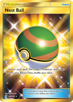 Nest Ball z edície Sun & Moon, karta č.158