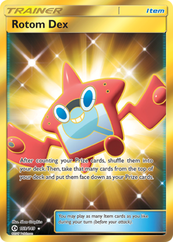 Rotom Dex z edície Sun & Moon, karta č.159