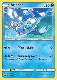 Brionne z edície Sun & Moon, karta č.40