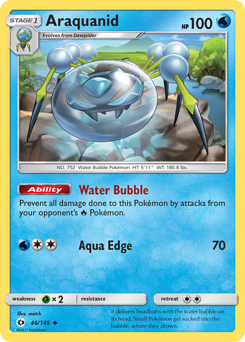 Araquanid z edície Sun & Moon, karta č.46