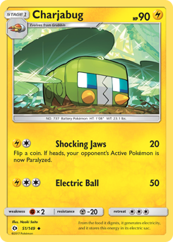 Charjabug z edície Sun & Moon, karta č.51