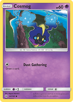 Cosmog z edície Sun & Moon, karta č.64