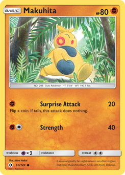 Makuhita z edície Sun & Moon, karta č.67