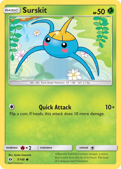 Surskit z edície Sun & Moon, karta č.7