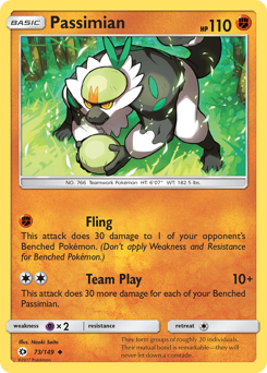 Passimian z edície Sun & Moon, karta č.73