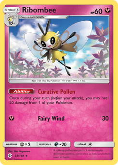 Ribombee z edície Sun & Moon, karta č.93