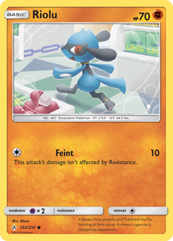Riolu z edície Unbroken Bonds, karta č.102