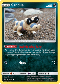 Sandile z edície Unbroken Bonds, karta č.113