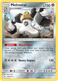 Melmetal z edície Unbroken Bonds, karta č.129