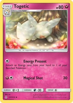 Togetic z edície Unbroken Bonds, karta č.137