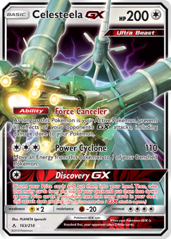 Celesteela-GX z edície Unbroken Bonds, karta č.163