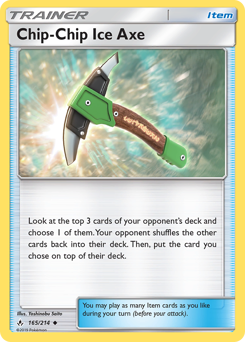 Chip-Chip Ice Axe z edície Unbroken Bonds, karta č.165