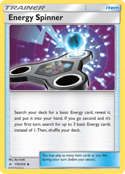 Energy Spinner z edície Unbroken Bonds, karta č.170