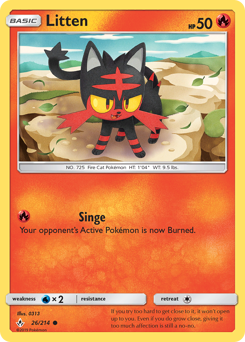 Litten z edície Unbroken Bonds, karta č.26