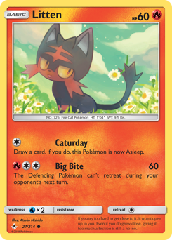 Litten z edície Unbroken Bonds, karta č.27