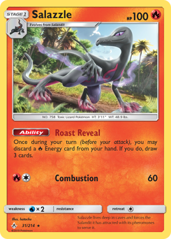 Salazzle z edície Unbroken Bonds, karta č.31