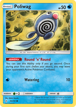 Poliwag z edície Unbroken Bonds, karta č.36