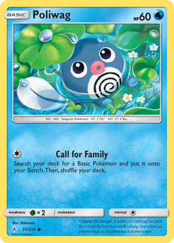 Poliwag z edície Unbroken Bonds, karta č.37
