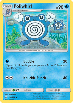 Poliwhirl z edície Unbroken Bonds, karta č.38
