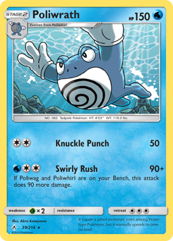 Poliwrath z edície Unbroken Bonds, karta č.39