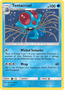 Tentacruel z edície Unbroken Bonds, karta č.41