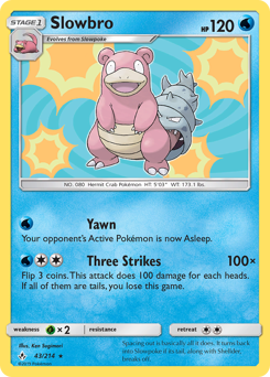 Slowbro z edície Unbroken Bonds, karta č.43