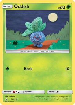 Oddish z edície Unbroken Bonds, karta č.6