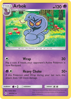 Arbok z edície Unbroken Bonds, karta č.63