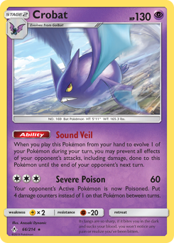Crobat z edície Unbroken Bonds, karta č.66