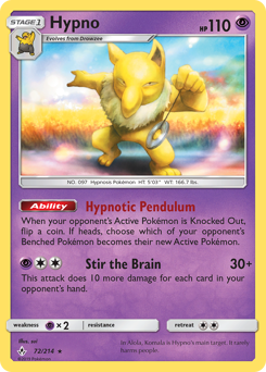 Hypno z edície Unbroken Bonds, karta č.72