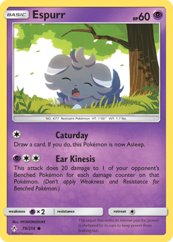 Espurr z edície Unbroken Bonds, karta č.79
