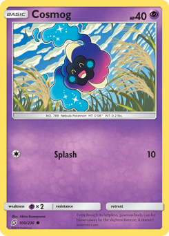 Cosmog z edície Unified Minds, karta č.100