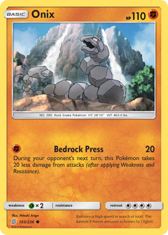 Onix z edície Unified Minds, karta č.103