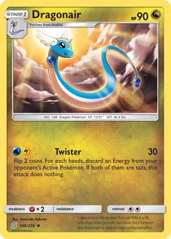 Dragonair z edície Unified Minds, karta č.149