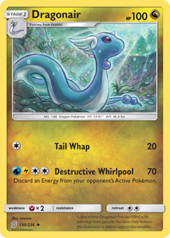 Dragonair z edície Unified Minds, karta č.150