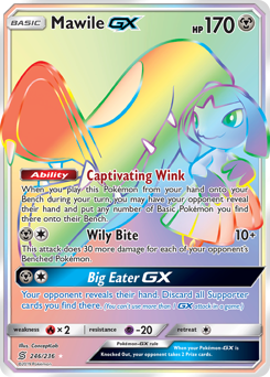 Mawile-GX z edície Unified Minds, karta č.246
