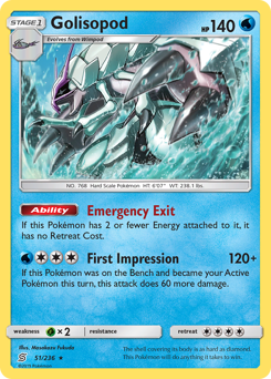 Golisopod z edície Unified Minds, karta č.51