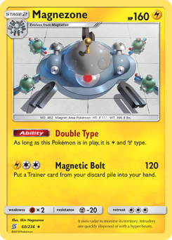 Magnezone z edície Unified Minds, karta č.60