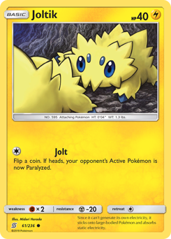Joltik z edície Unified Minds, karta č.61